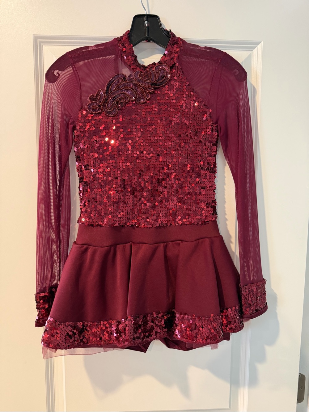 Weissman Burgundy Sequin Dance/Halloween Costume